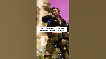 "Three Strikes is the most fun I had in Apex." 😅 #apexlegends