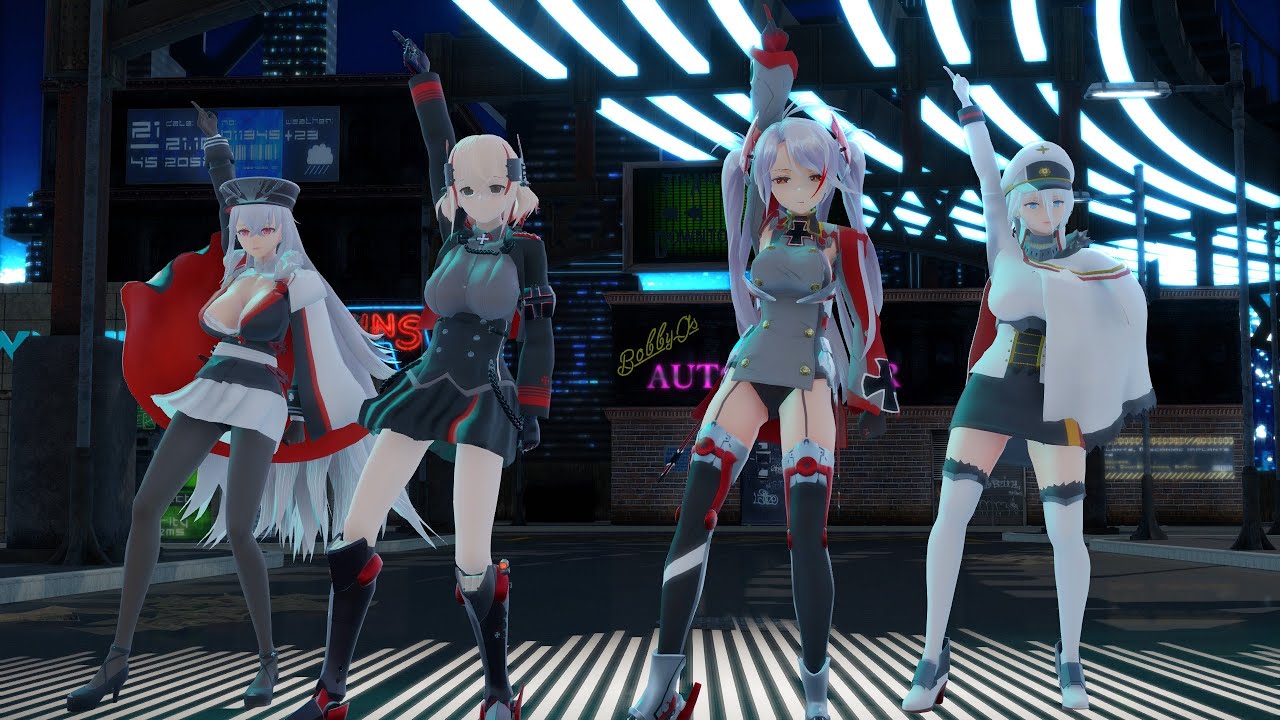 【Azur Lane MMD】BLACKPINK - JUMP 【KMS】