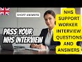 5 NHS Support Worker Interview Questions and Answers | Pass Your NHS Job Interview
