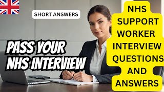 5 NHS Support Worker Interview Questions and Answers | Pass Your NHS Job Interview
