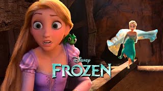 Scenes Elsa and Rapunzel in Arendelle Castle | Frozen 3 [Moana and Anna Fanmade Scene]