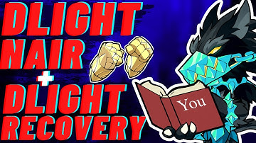 Brawlhalla Gauntlets Dlight Nair Guide (Grounded) + NEW Grounded Dlight Recovery | On Controller