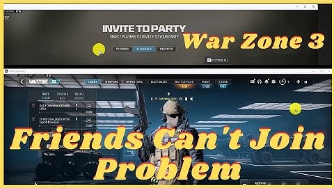 How to fix warzone 3 can
