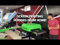 Day In The Life SCREEN PRINTING From Start To Finish