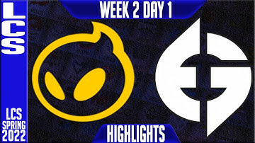 DIG vs EG Highlights | LCS Spring 2022 W2D1 | Dignitas vs Evil Geniuses