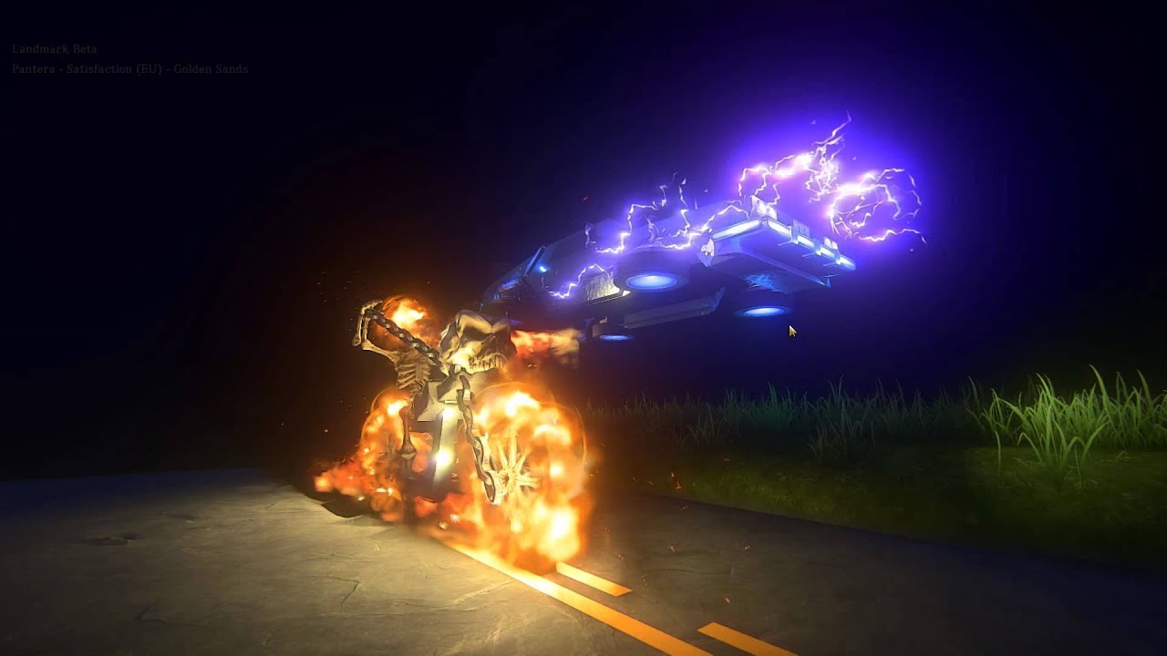 Ghost Rider and Delorean - YouTube