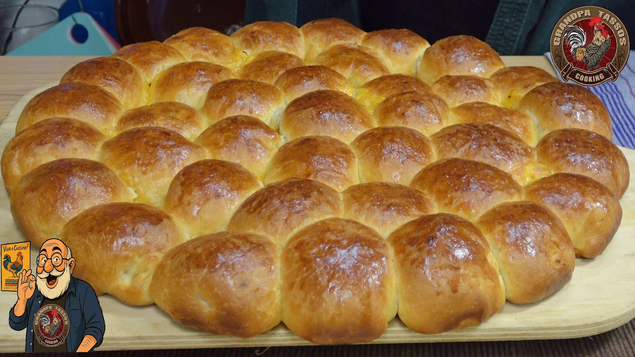 Рулетики с ветчиной и сыром. Невероятно мягкие и пышные.