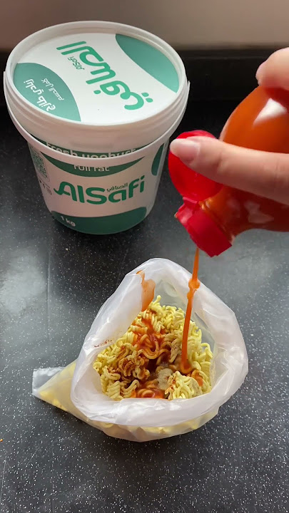 خاطرت وندمت على ذي الخلطه🥲#اكسبلور #أكل #الطايف #اندومي #خلطات #زبادي #شطه #ليمون🍋