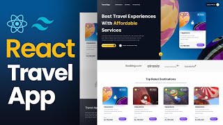 React Travel App | React and Tailwind Css Travel App screenshot 2