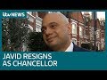 Sajid Javid: I was left with 'no option' but to resign as Chancellor in shock move | ITV News