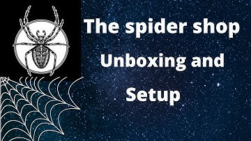 The spider shop unboxing #thespidershop