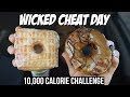 CHEAT DAY Turned Into 10,000 Calorie Challenge | Wicked Cheat Day #23