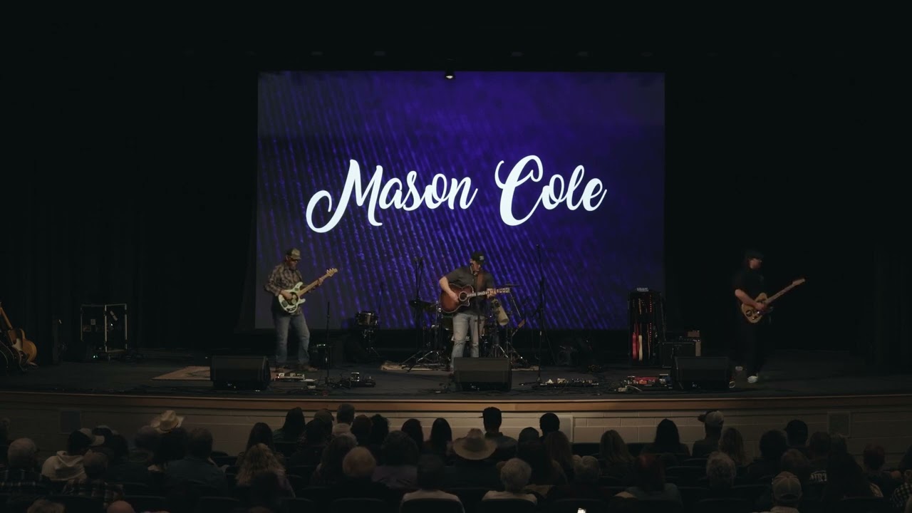 Mason Cole live at Crest High Auditorium
