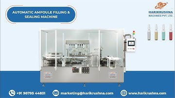 AMPOULE FILLING & SEALING MACHINE