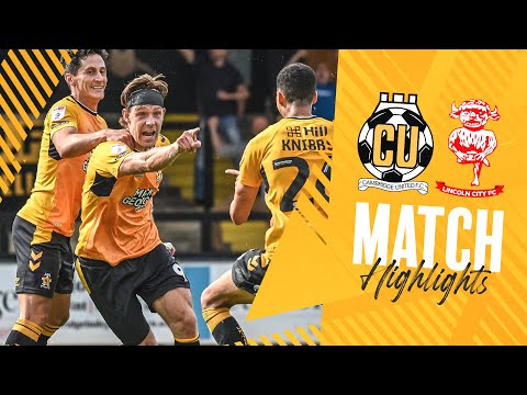 Cambridge Utd Lincoln Goals And Highlights