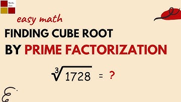 Finding cube root | Prime Factorization || Jayasree maths
