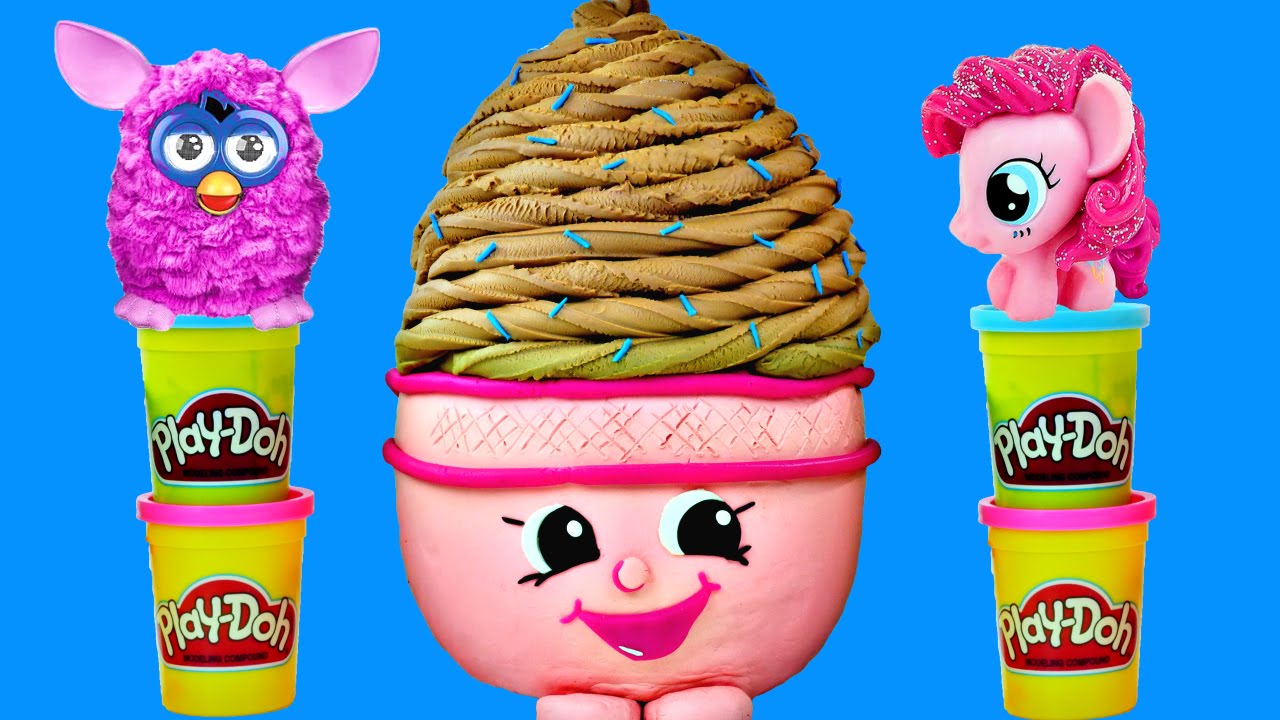 GIANT Play Doh Surprise Egg ICE CREAM DREAM from SHOPKINS