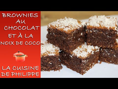 Vidéo: Comment Faire Un Brownie Aux Pommes Et à La Noix De Coco