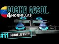 11. COCINA A GASOIL /Diesel , Fabricación con 4 Hornillas *MODELO PRO* (Aprende FÁCIL, paso a paso)