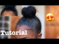 TUTO | COMMENT FAIRE UN CHIGNON SUR CHEVEUX CREPUS / HOW TO : EASY BUN ON NATURAL HAIR 😍 !