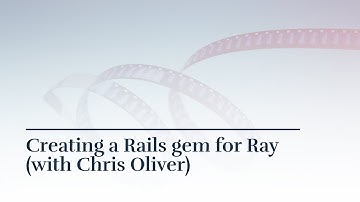 Creating a Rails gem for Ray
