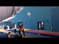 Warm up for world championship in tumbling 2021