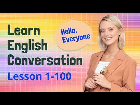 English Practice Lesson 1-100 | English Speaking & Listening | Fluent English
