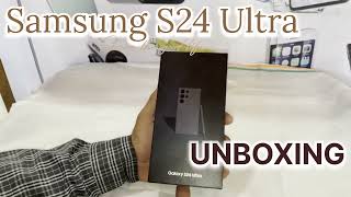 Samsung S24 Ultra UNBOXING 🔥Camera Review🔥 AI FEATURES 🔥 GAME CHANGER PHONE🔥 #unboxing #youtubevideo