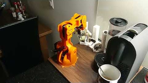 Voice controlled coffee robot - Amazon Echo, Arduino Braccio and a Raspi