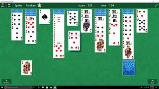 Microsoft Solitaire Collection - Spider (2 Suits, Solvable Deck - Random)