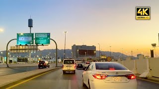 Madinah Airport to the Prophet’s Mosque | Early Morning Journey to Masjid an-Nabawi | 4K Drive |