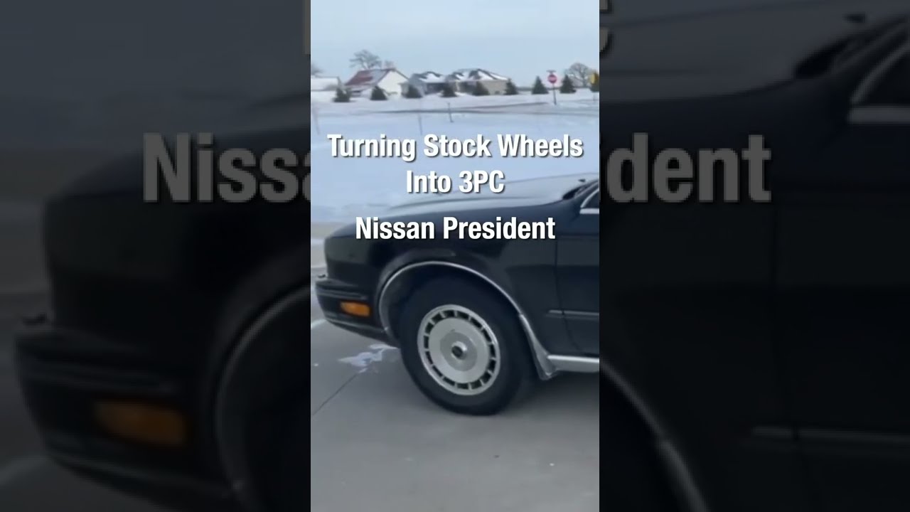 Old wheels into New VIP wheels - Nissan President