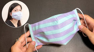 Nieuwe versie | 3-laags ademend masker DIY | Hoe maak je een eenvoudig patroon en naai-tutorial