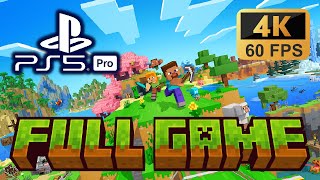 Minecraft PS5 Pro Edition: FULL GAME Playthrough! (4K 60fps)