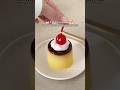 プリンキャンドルを灯す動画🍮🍦🍒⁡途中でチェリーが芸術的に溶けていく姿が好き🍒💦⁡チェリーとクリームだけで約2時間🔥（ここで充電切れた😖） #shorts #candle #art