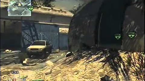 Random Throwing Knife Across "Scrapyard" MW2