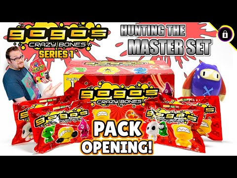 MASTER SET Hunt of NOSTALGIA! - Gogou0027s Crazy Bones Series 1 | Box/Pack Cracking
