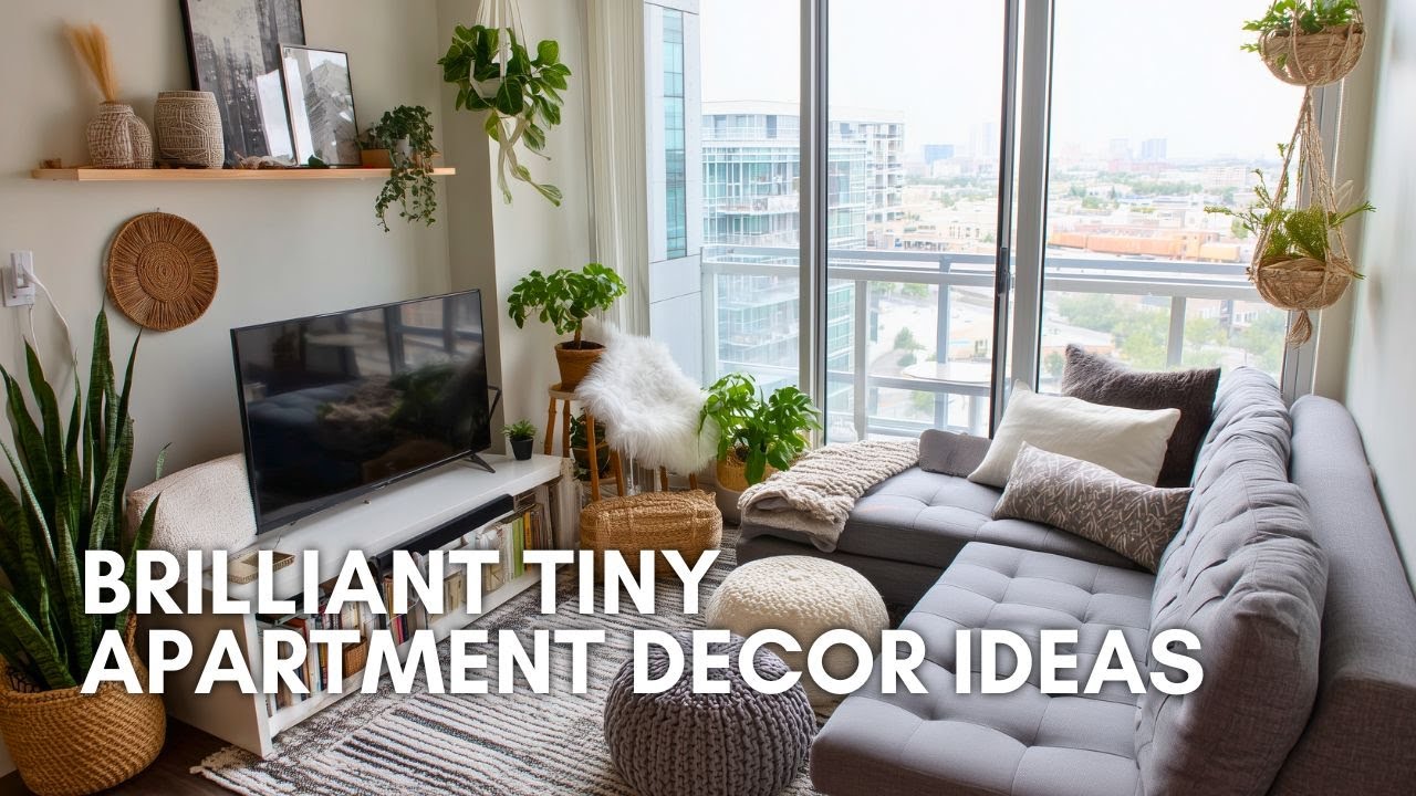 Brilliant Tiny Apartment Decor Ideas | Smart & Chic Ideas for Stylish ...