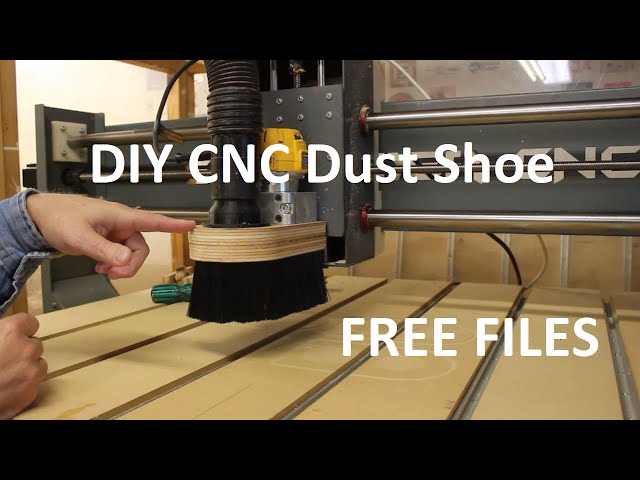 Adjustable Height CNC Dust Shoe for DeWalt 611 by Gage6917 - Thingiverse