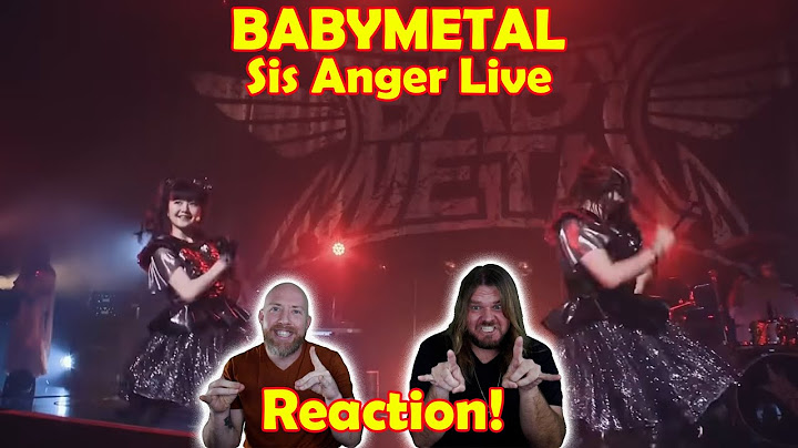 Musicians react to hearing BABYMETAL - Sis Anger Live!