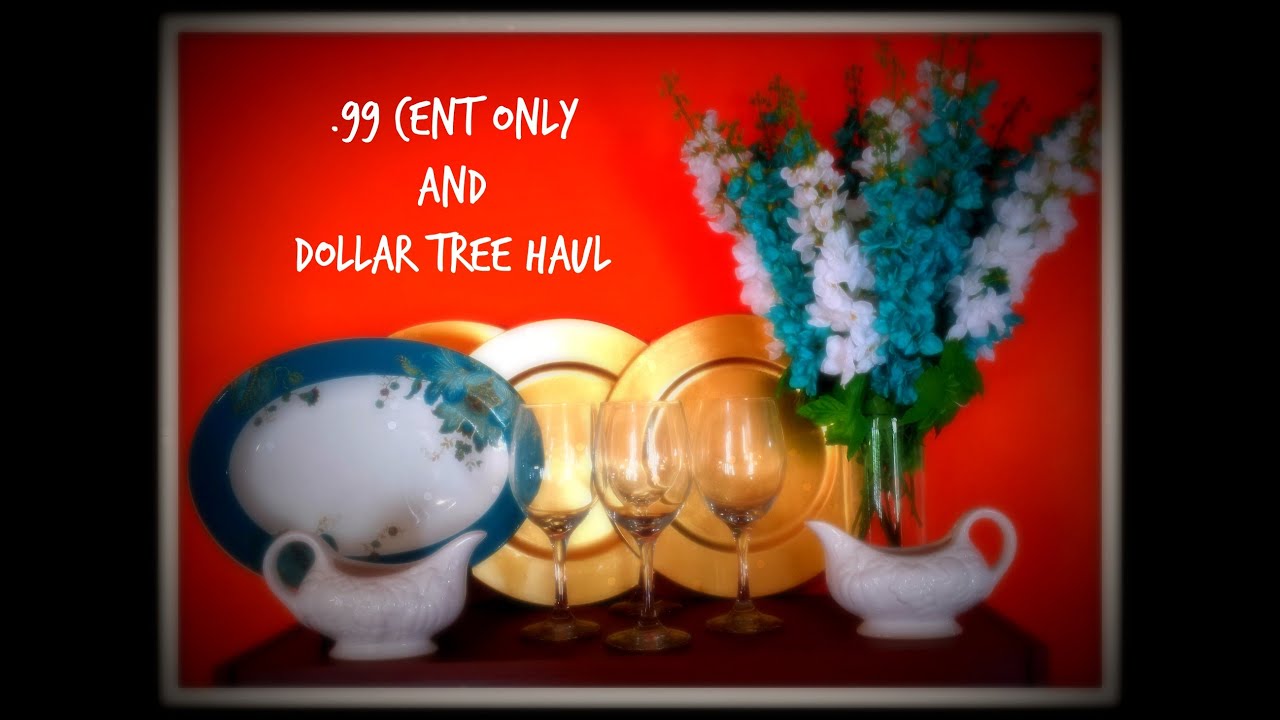 .99 Cent Only and Dollar Tree Haul - Home Decor Ideas!