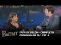 Programa do Porchat (completo) - Fafá de Belém | 15/11/2016