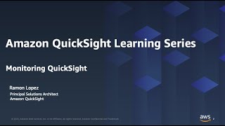 quicksight event tracking with cloudtrail and api data: 2023 amazon quicksight learning series