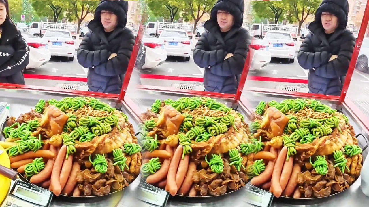 沉浸式体验摆摊卖大锅卤菜，烟火气满满 #大锅卤菜 #沉浸式 #美食 #美食推荐 #摆摊 Vlog #第一视角