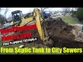 Septic Tank, Septic Tank Removal, New Sewer Installation