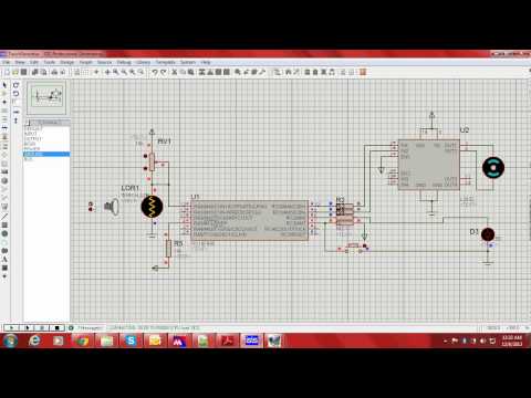 PIC16F688 LDR Motor