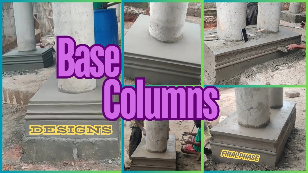 Building In Ghana Ep 74 \\ Base Columns Designs \\ Final Phase