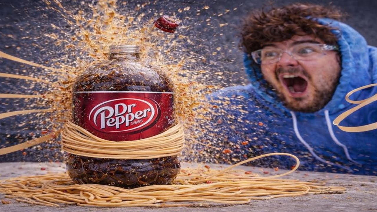 Rubber bands vs Dr Pepper