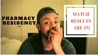 My Match Result - Pharmacy Residency