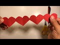 How To Make Series Of Paper Hearts
